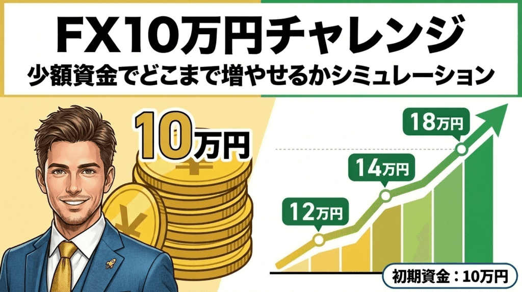 FX10万円チャレンジ｜少額資金でどこまで増やせるかシミュレーション