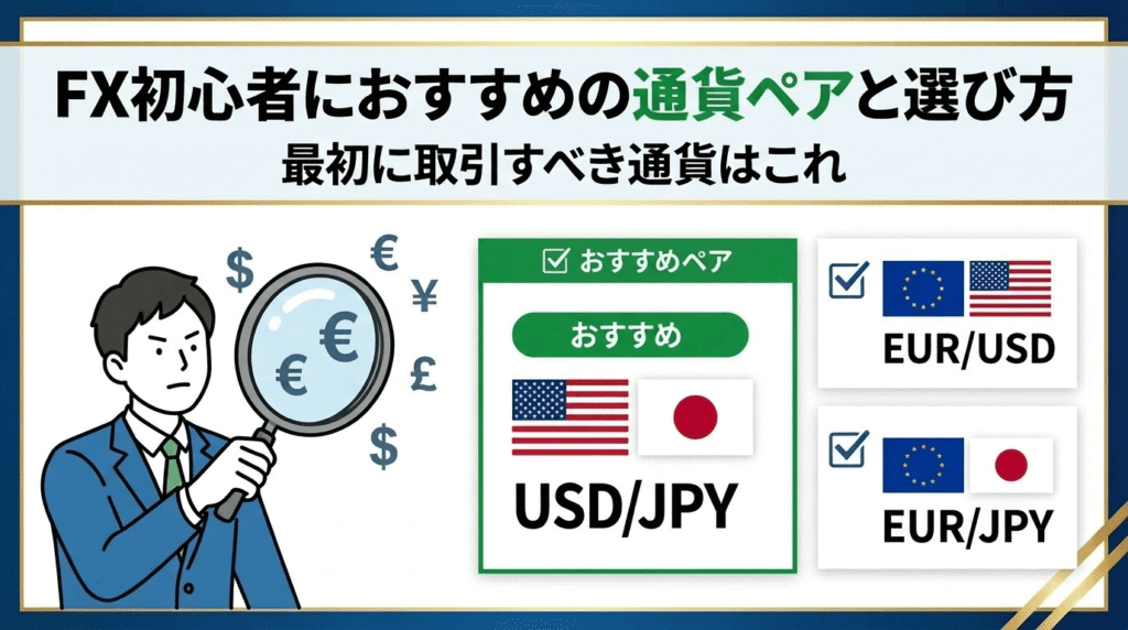 FX初心者におすすめの通貨ペアと選び方｜最初に取引すべき通貨はこれ