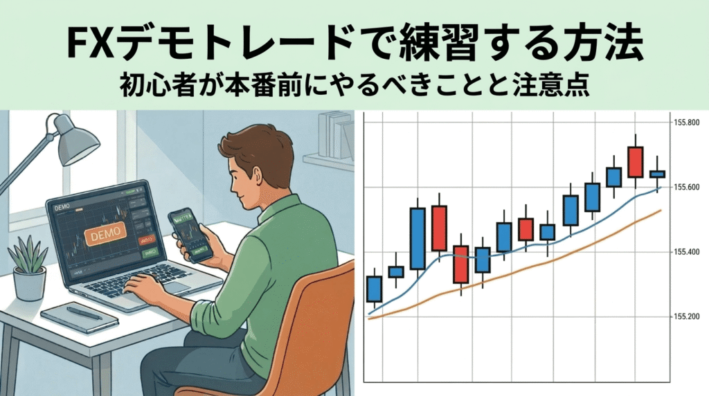 FXデモトレードで練習する方法｜初心者が本番前にやるべきことと注意点