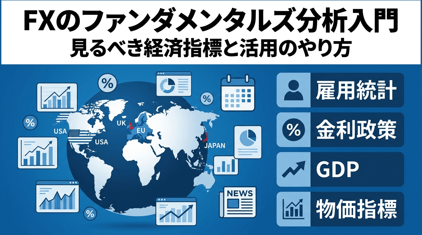FXのファンダメンタルズ分析入門｜見るべき経済指標と活用のやり方