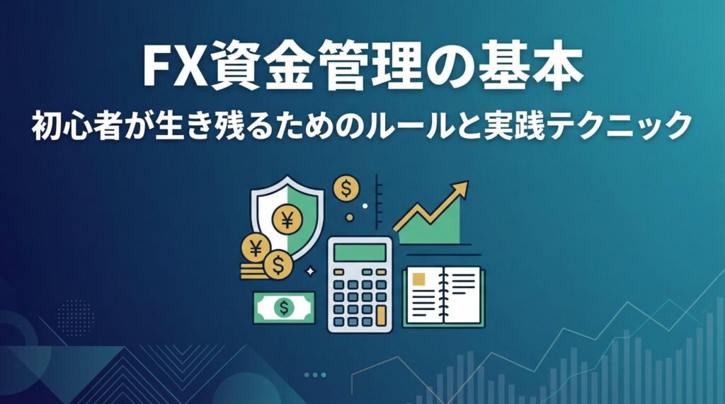 FX資金管理の基本｜初心者が生き残るためのルールと実践テクニック