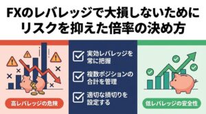 FXのレバレッジで大損しないために｜リスクを抑えた倍率の決め方