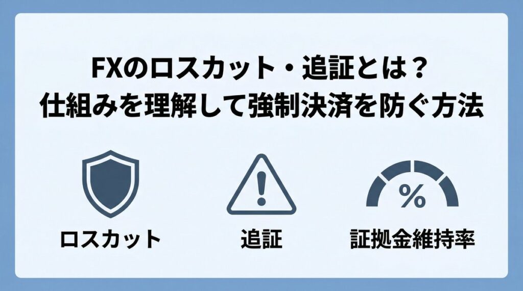 FXのロスカット・追証とは？仕組みを理解して強制決済を防ぐ方法