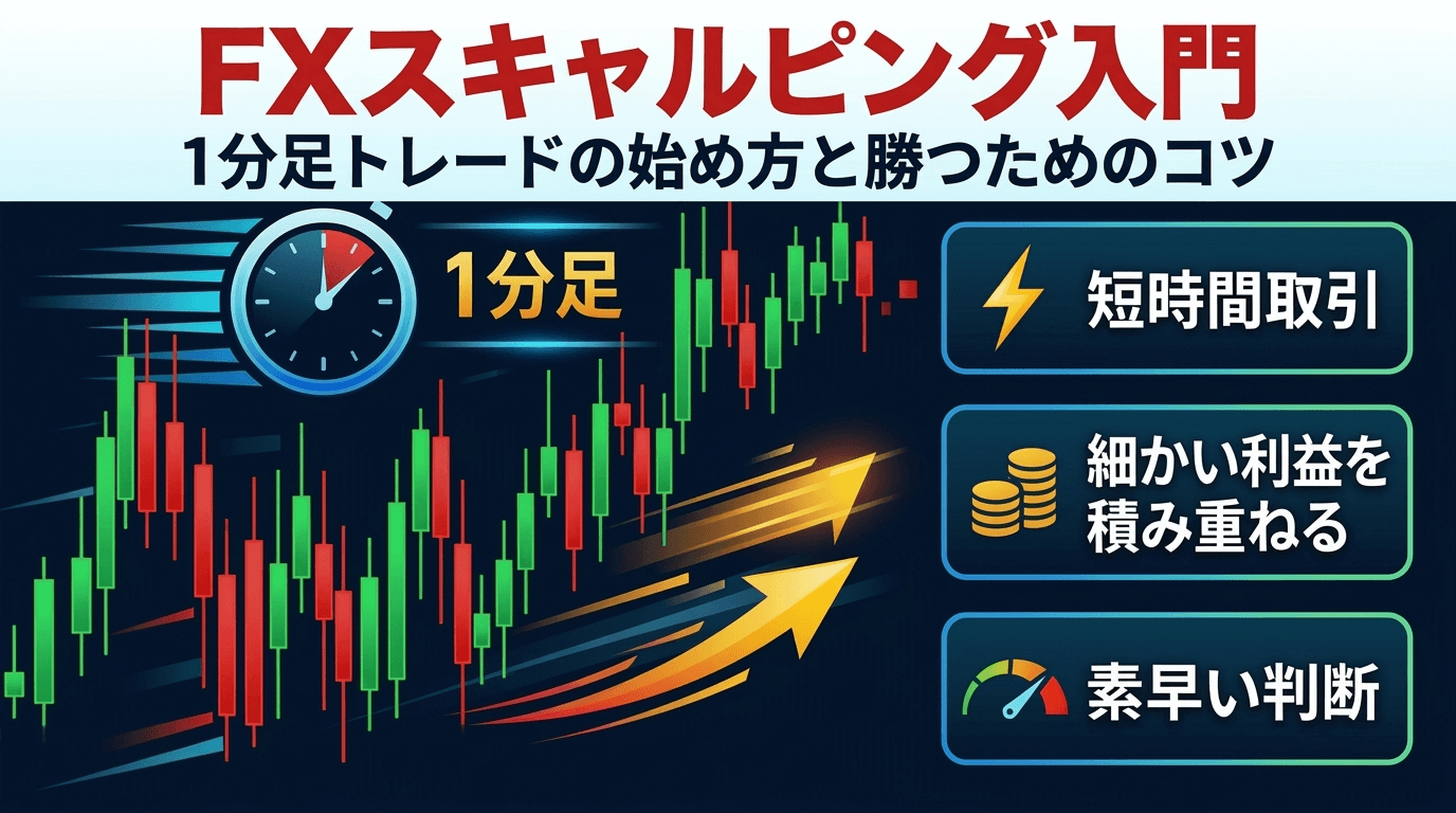 FXスキャルピング入門｜1分足トレードの始め方と勝つためのコツ