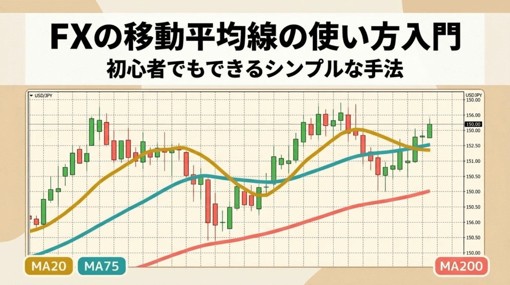 FXの移動平均線の使い方入門｜初心者でもできるシンプルな手法
