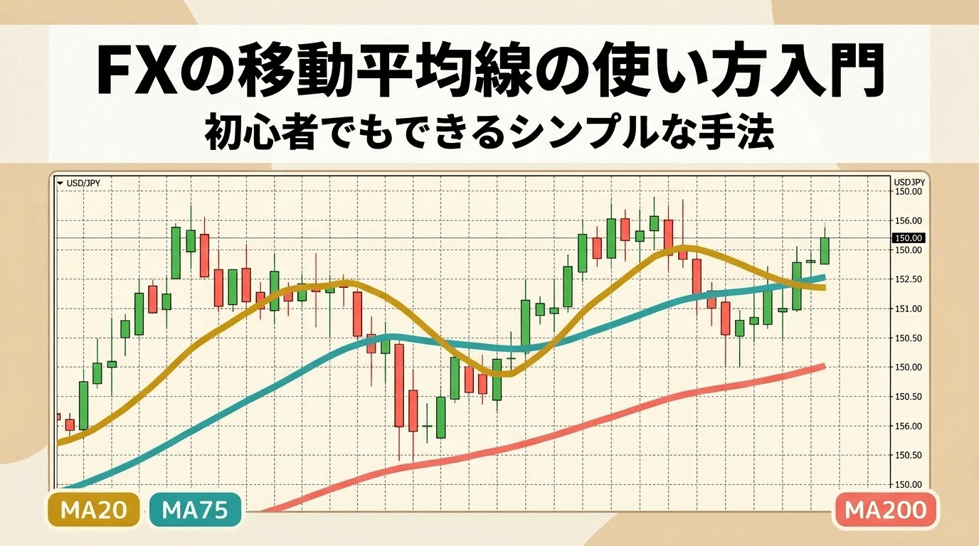 FXの移動平均線の使い方入門｜初心者でもできるシンプルな手法
