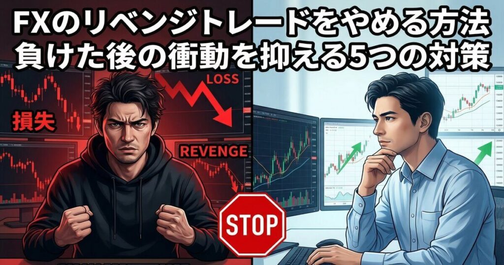 FXのリベンジトレードをやめる方法｜負けた後の衝動を抑える5つの対策
